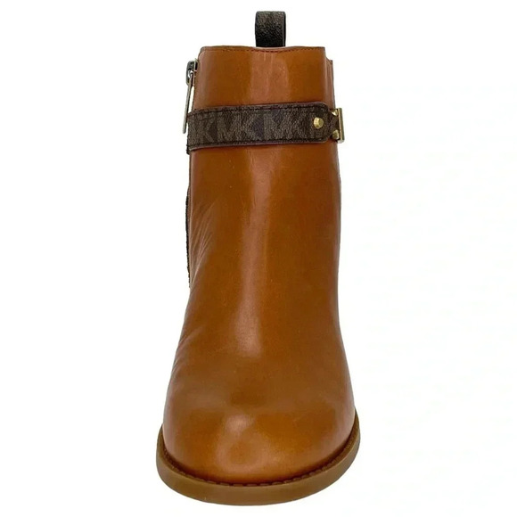 Michael Kors Farrah Saddle Leather Womens Ankle Boots Size 5M - Picture 6 of 13